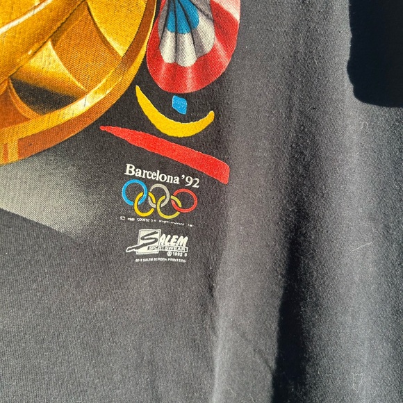 Vintage 1992 Barcelona Summer Olympics Team USA Basketball Salem Size XL - Picture 8 of 8